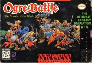 Ogre Battle Video Game Cover